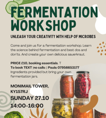 UPDATE: Fermentation workshop is already full!!!